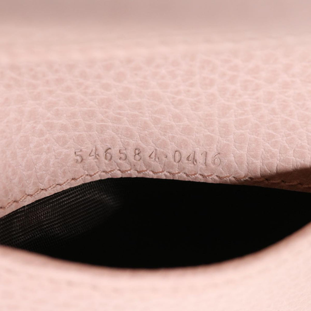 GUCCI GG Marmont Wallet Leather Pink 546584 ki2633