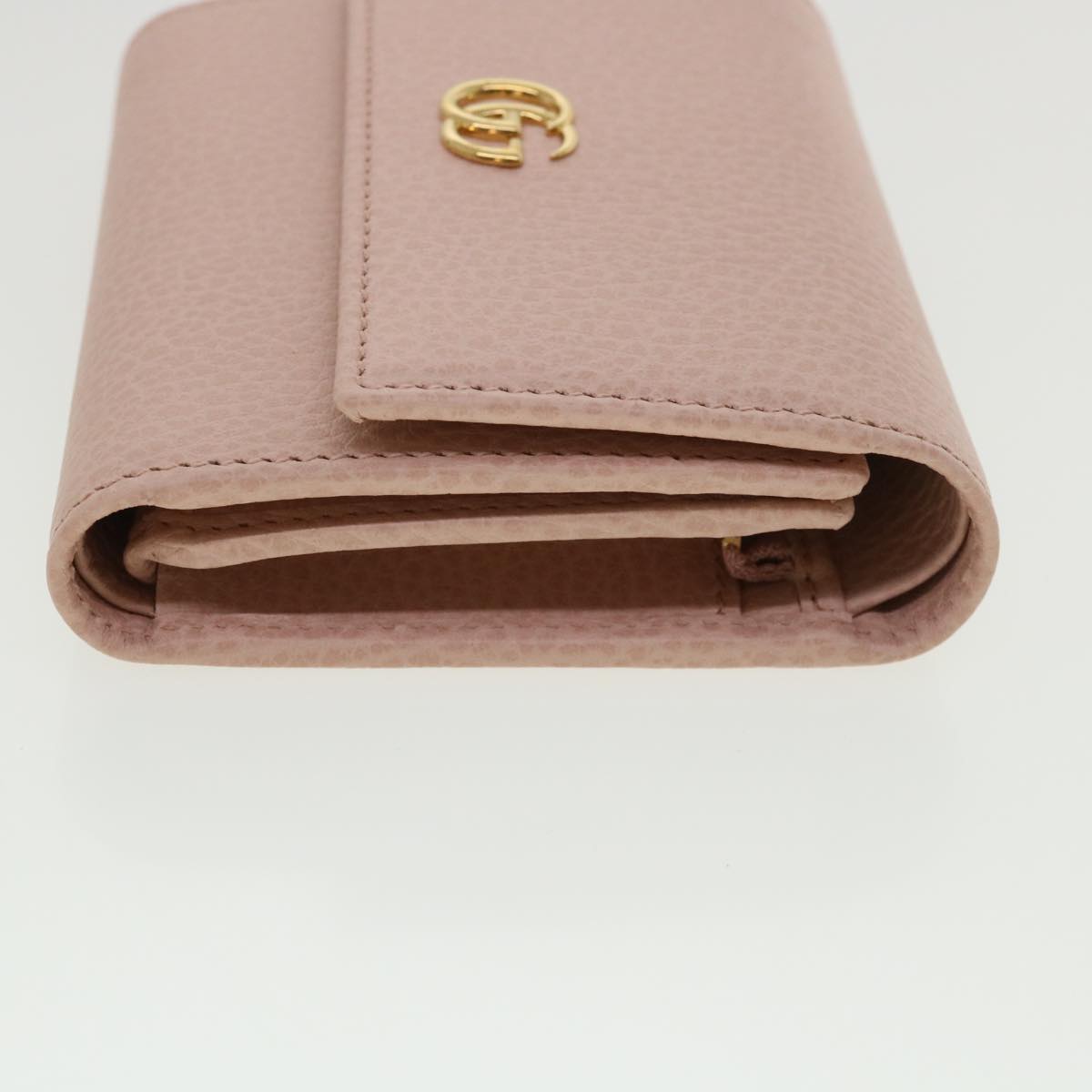 GUCCI GG Marmont Wallet Leather Pink 546584 ki2633