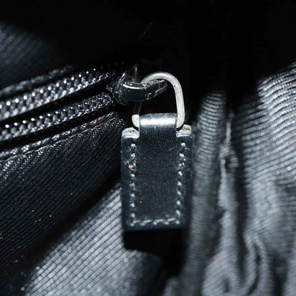 GUCCI GG Canvas Shoulder Bag Canvas Black 03136 ki2642
