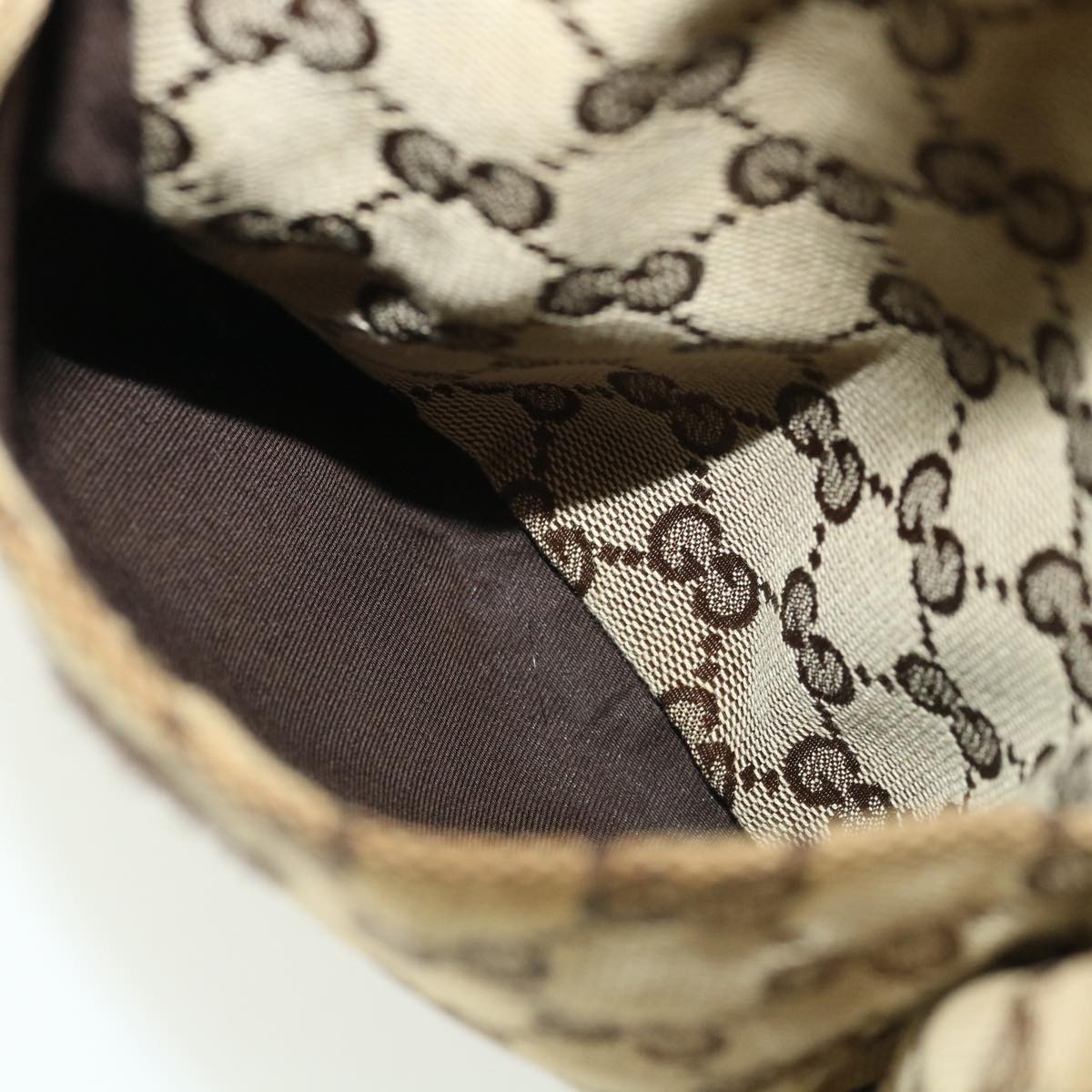 GUCCI Web Sherry Line GG Canvas Waist Bag Beige Green Red 28566 ki2644