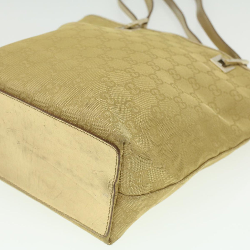 GUCCI GG Canvas Tote Bag Gold Tone 002.1099.001998 ki2751