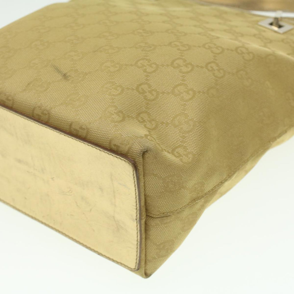 GUCCI GG Canvas Tote Bag Gold Tone 002.1099.001998 ki2751