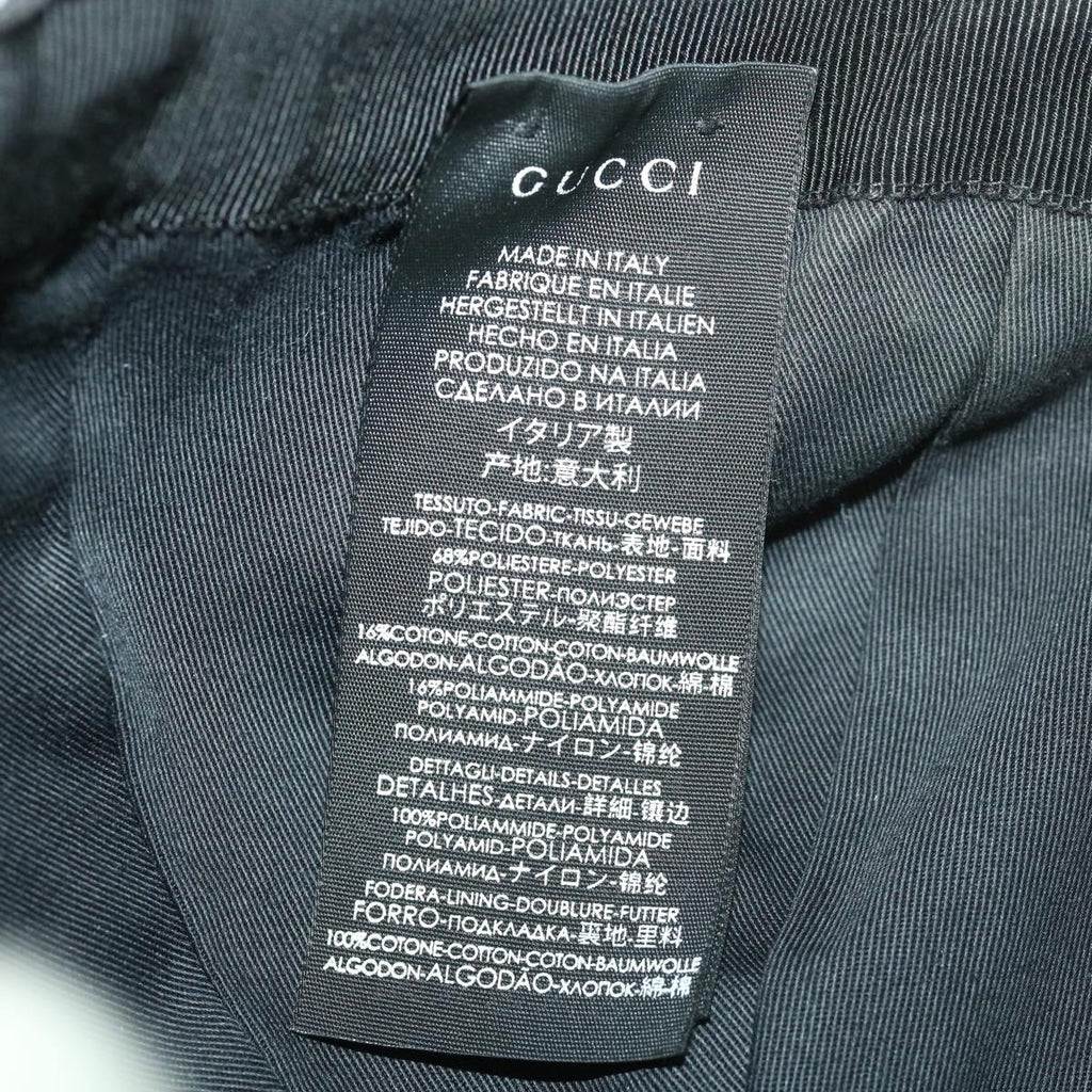 GUCCI GG Canvas Web Sherry Line Cap XL Black Red Green 200035 ki2798
