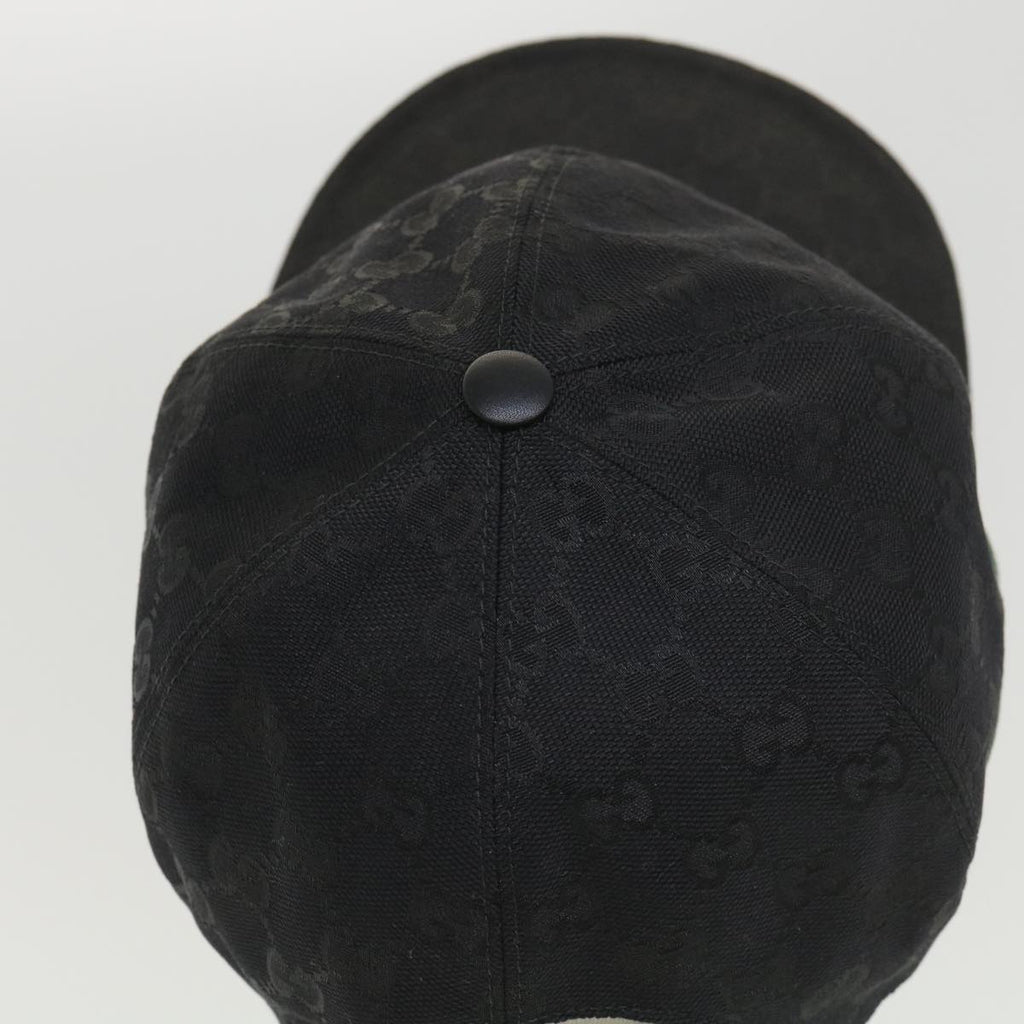 GUCCI GG Canvas Web Sherry Line Cap XL Black Red Green 200035 ki2798