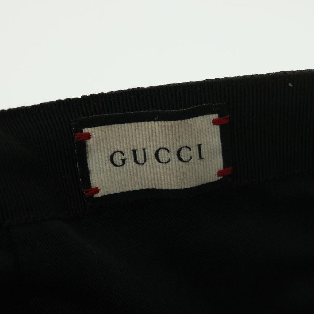 GUCCI GG Canvas Web Sherry Line Cap XL Black Red Green 200035 ki2798