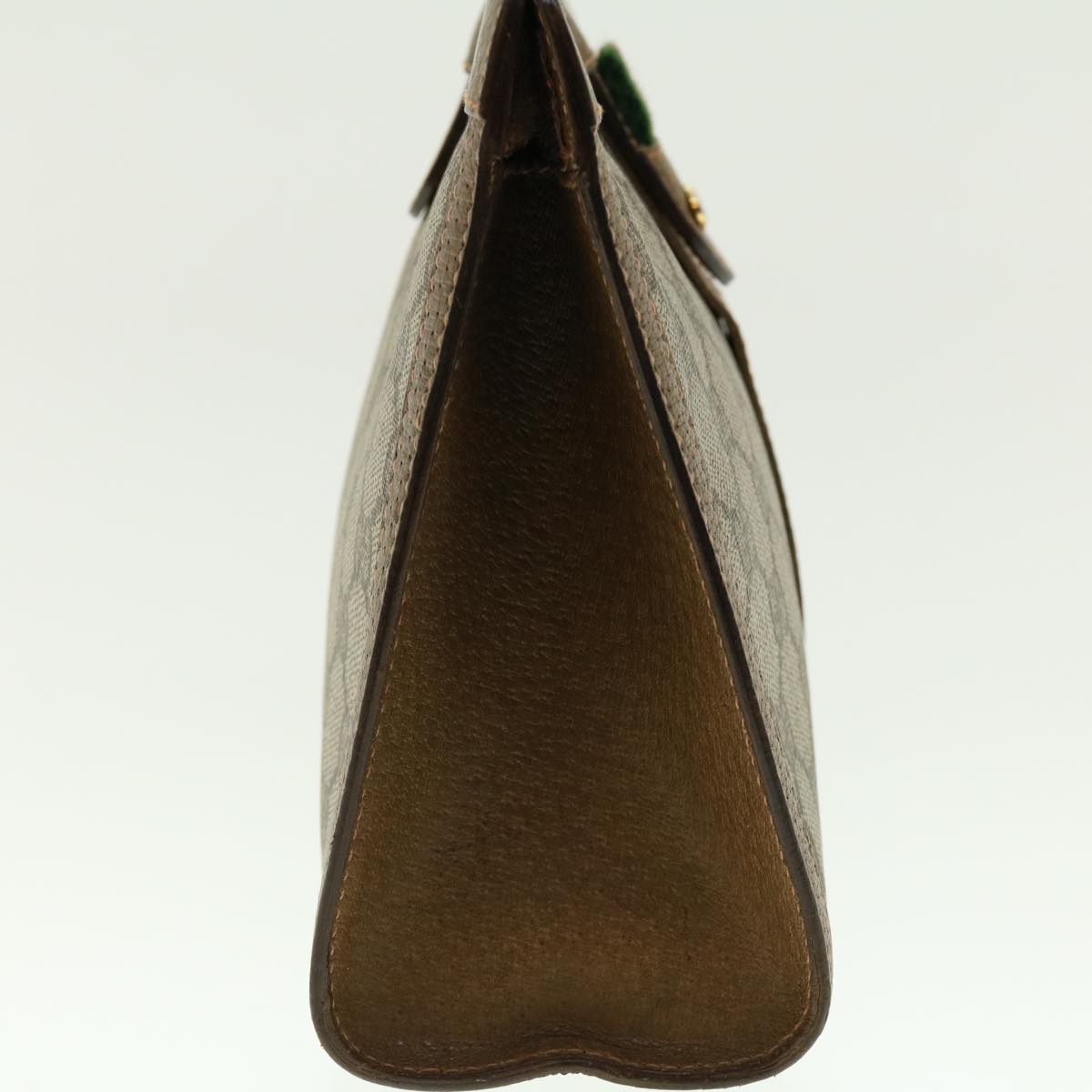 GUCCI GG Canvas Web Sherry Line Clutch Bag Beige Red Green 89.01.033 ki2822