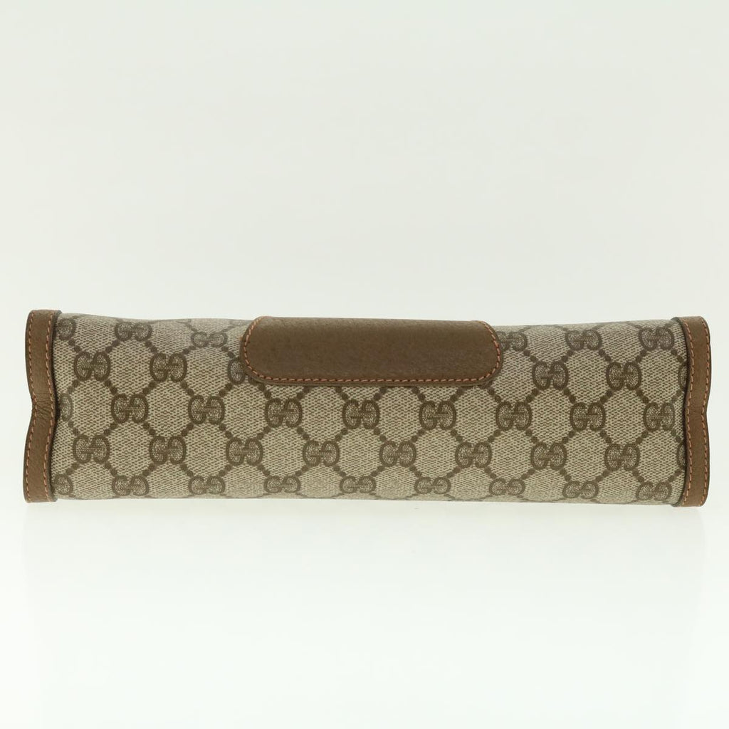GUCCI GG Canvas Web Sherry Line Clutch Bag Beige Red Green 89.01.033 ki2822