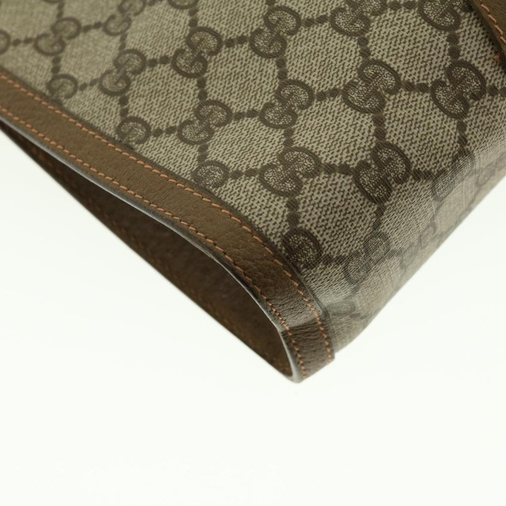 GUCCI GG Canvas Web Sherry Line Clutch Bag Beige Red Green 89.01.033 ki2822