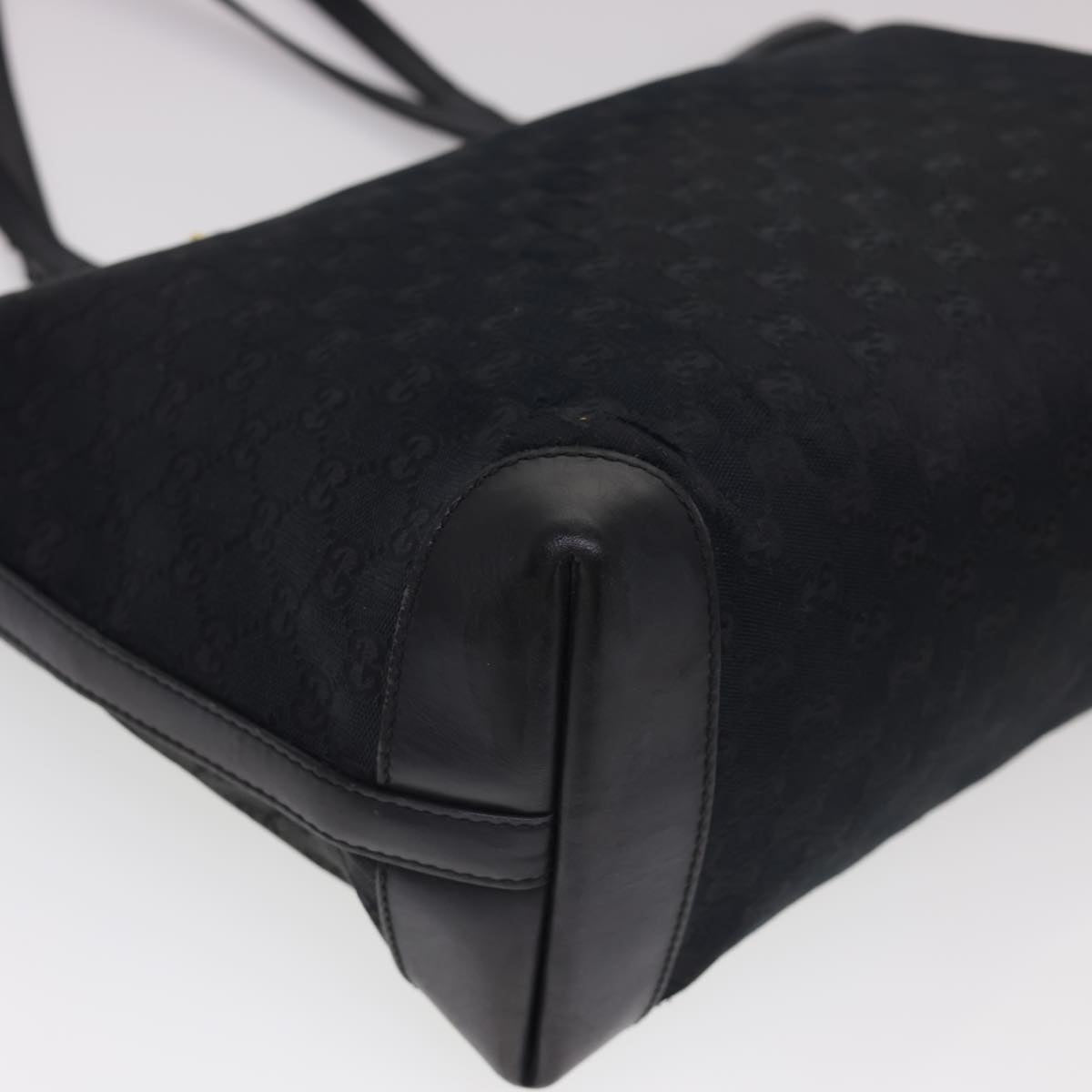 GUCCI GG Canvas Tote Bag Black 247209 ki2823