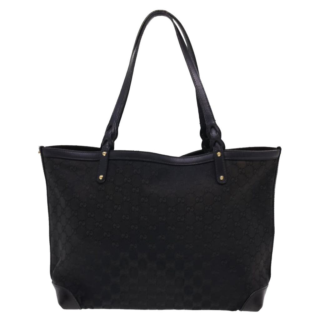 GUCCI GG Canvas Tote Bag Black 247209 ki2823