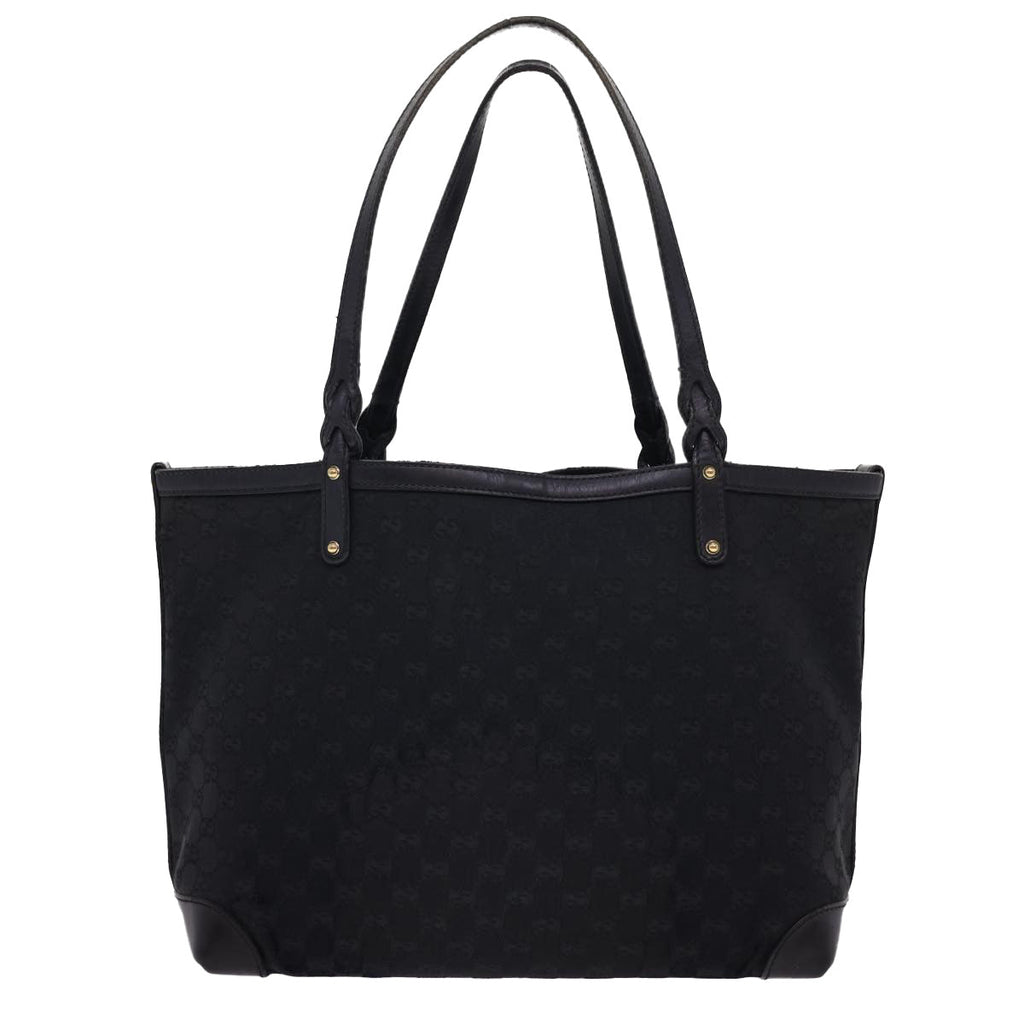 GUCCI GG Canvas Tote Bag Black 247209 ki2823