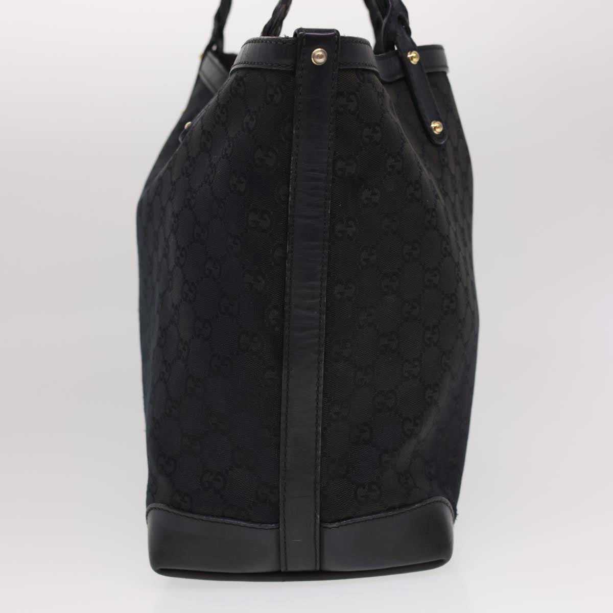 GUCCI GG Canvas Tote Bag Black 247209 ki2823