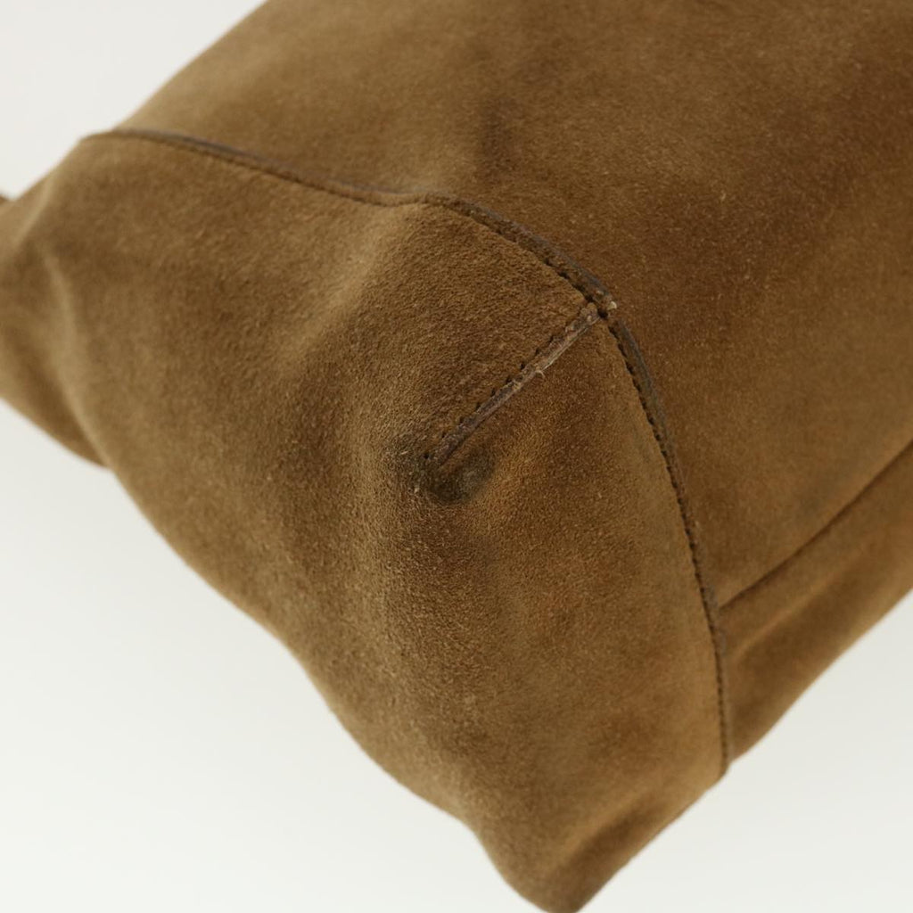 GUCCI Shoulder Bag Suede Brown 101333 ki2850