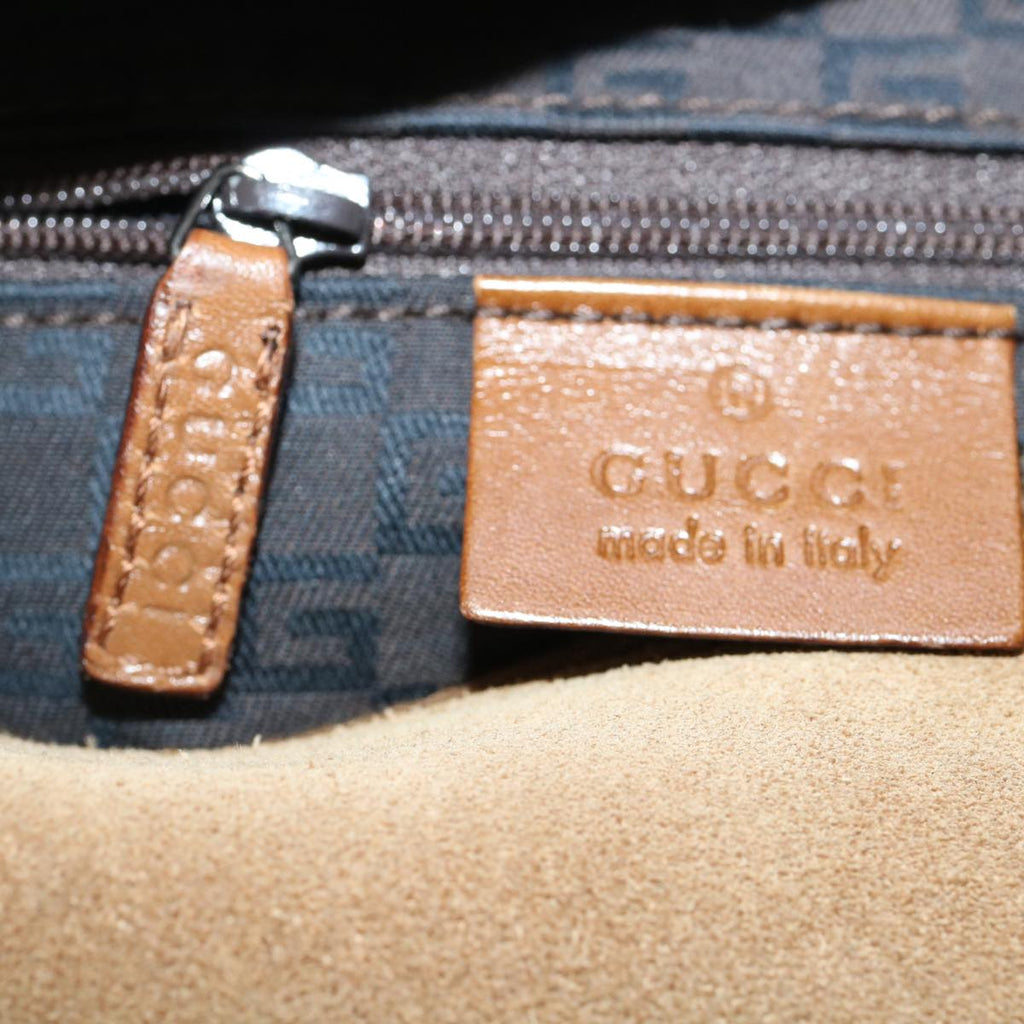 GUCCI Shoulder Bag Suede Brown 101333 ki2850