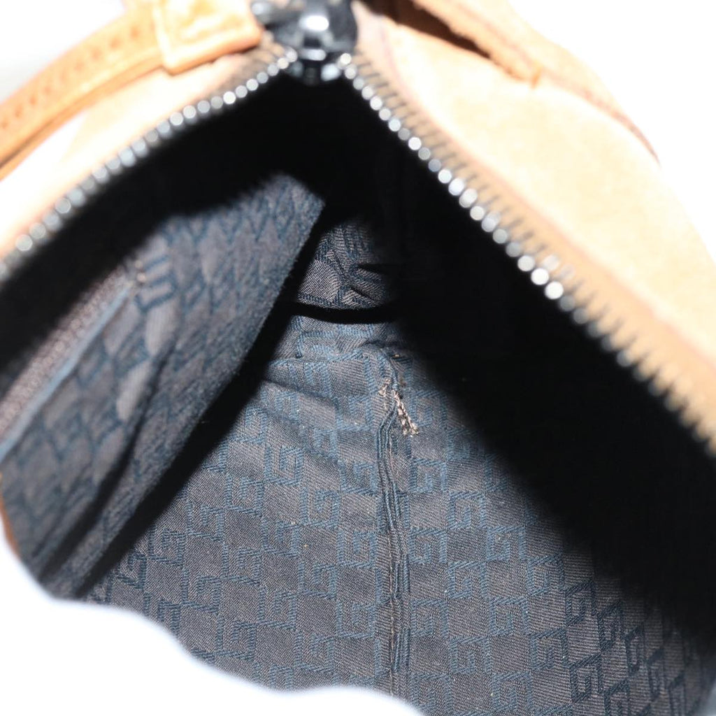GUCCI Shoulder Bag Suede Brown 101333 ki2850