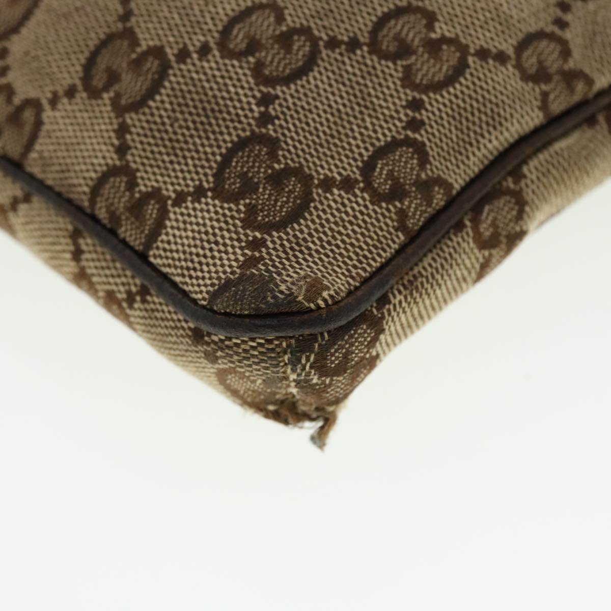 GUCCI GG Canvas Web Sherry Line Shoulder Bag Beige Green Red 141863 ki2891