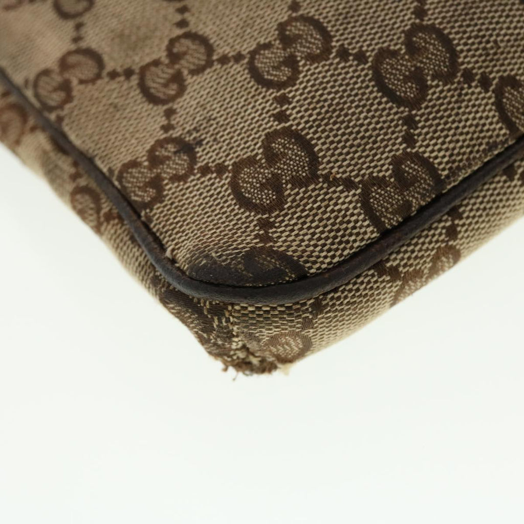 GUCCI GG Canvas Web Sherry Line Shoulder Bag Beige Green Red 141863 ki2891