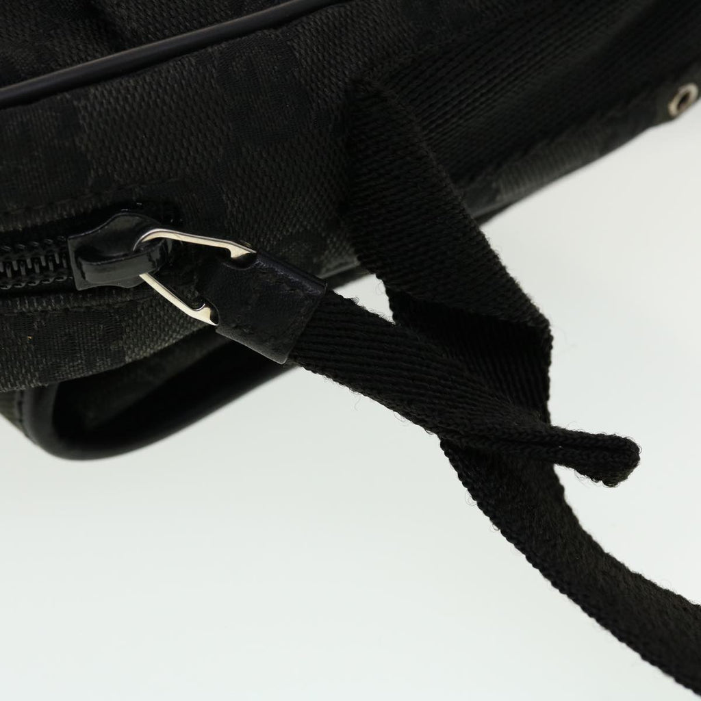GUCCI GG Canvas Shoulder Bag Black 90470 ki2892