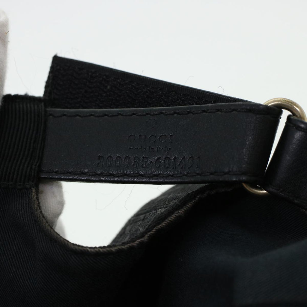 GUCCI GG Canvas Web Sherry Line Cap L Black Red Green 200035 ki2898