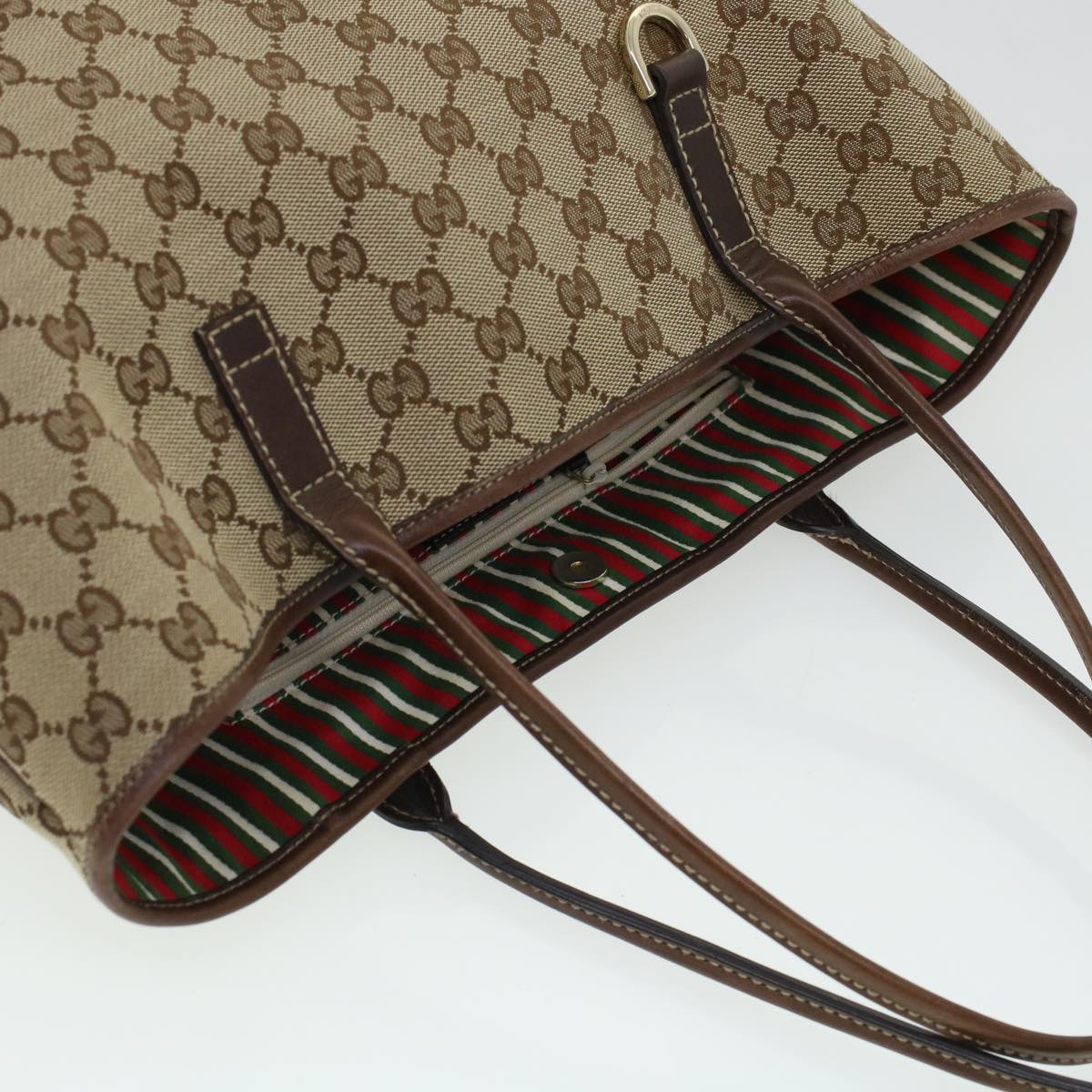 GUCCI GG Canvas Tote Bag Beige 169946 ki2901
