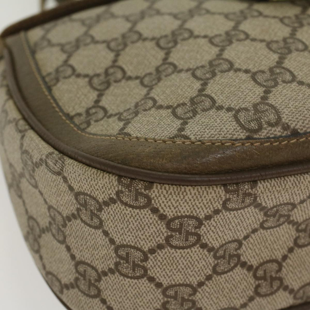 GUCCI GG Canvas Web Sherry Line Shoulder Bag Beige Red Green ki2935