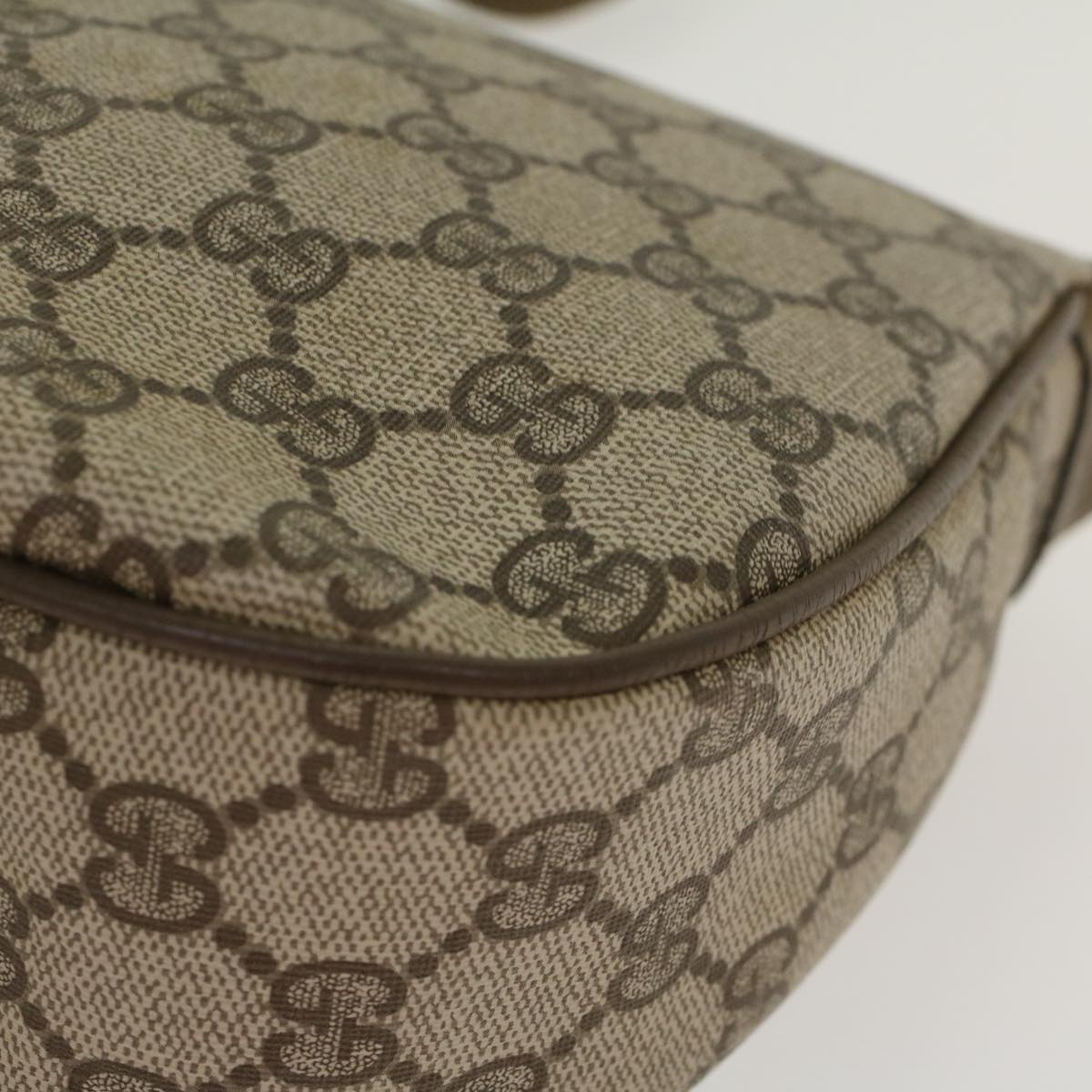 GUCCI GG Canvas Web Sherry Line Shoulder Bag Beige Red Green ki2935