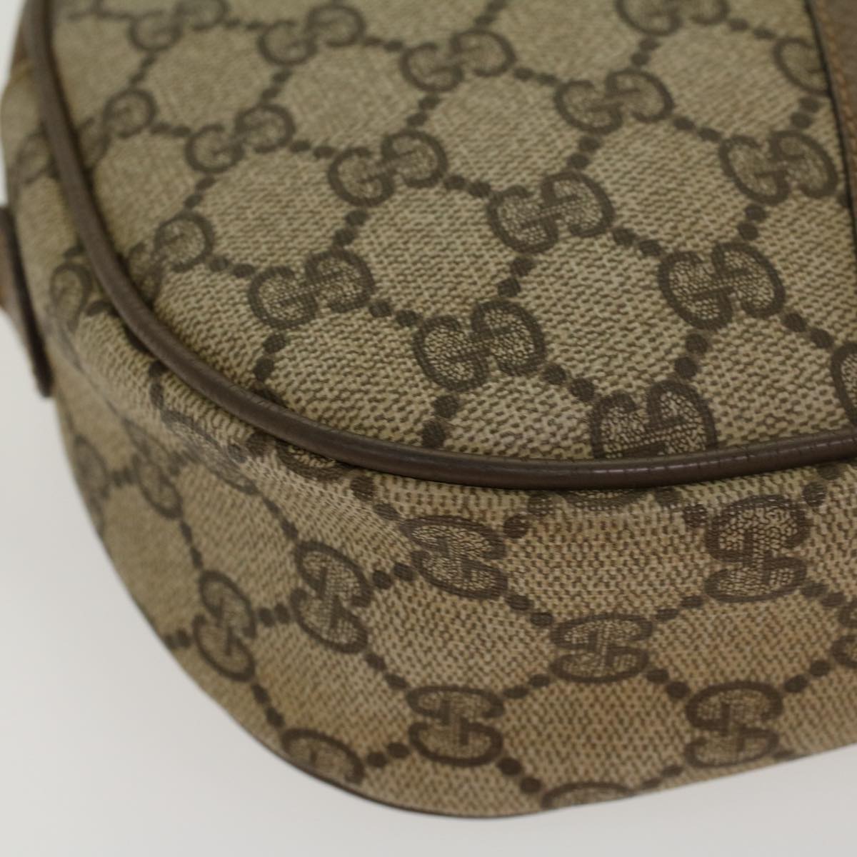 GUCCI GG Canvas Web Sherry Line Clutch Bag Beige Red Green 8901034 ki2937
