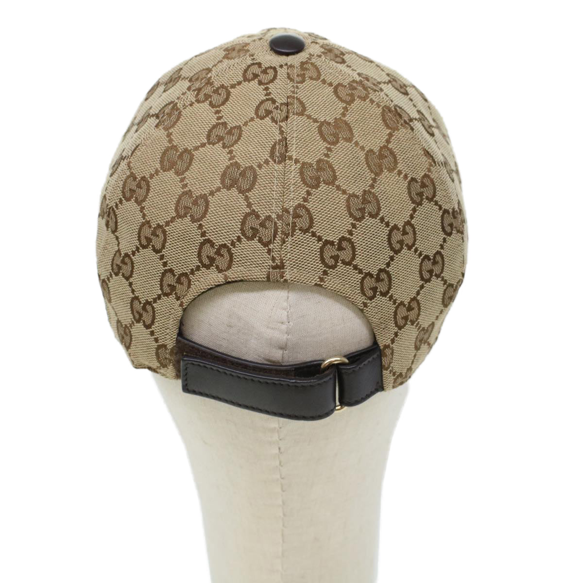 GUCCI GG Canvas Web Sherry Line Cap L Beige Red Green 200035 ki2942