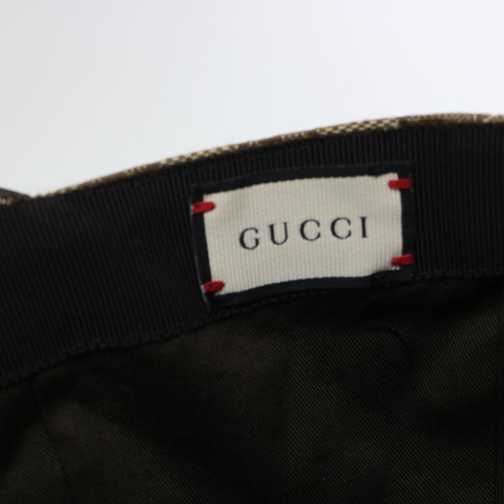 GUCCI GG Canvas Web Sherry Line Cap L Beige Red Green 200035 ki2942