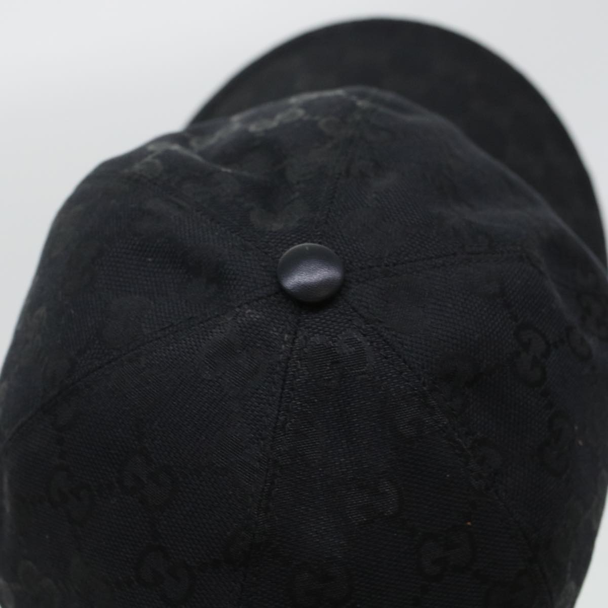 GUCCI GG Canvas Web Sherry Line Cap L Black Red Green 200035 ki2943