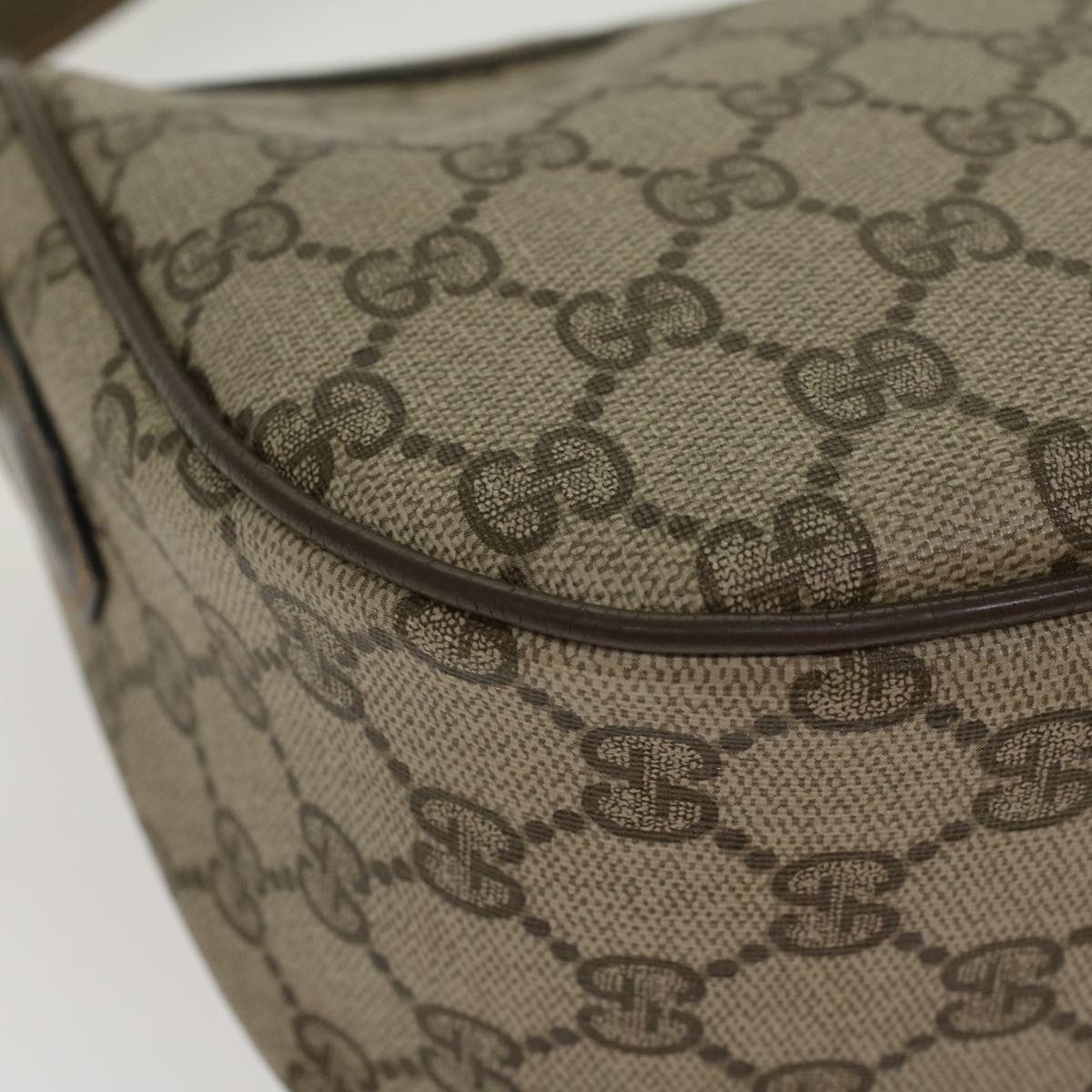 GUCCI GG Canvas Web Sherry Line Shoulder Bag Beige Red 89.02.032 ki2976
