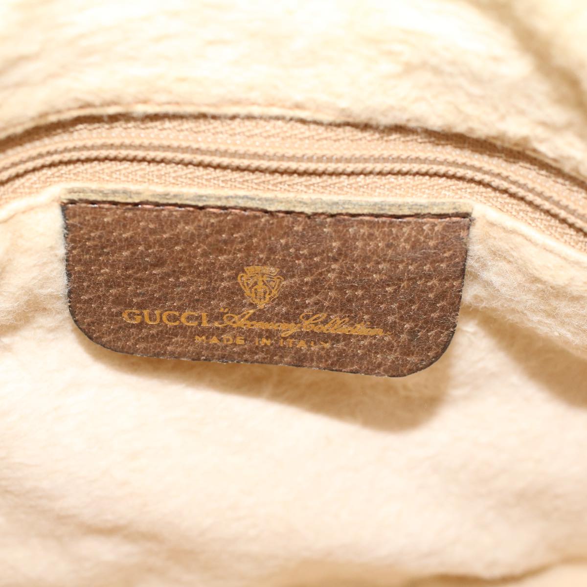 GUCCI GG Canvas Web Sherry Line Shoulder Bag Beige Red 89.02.032 ki2976