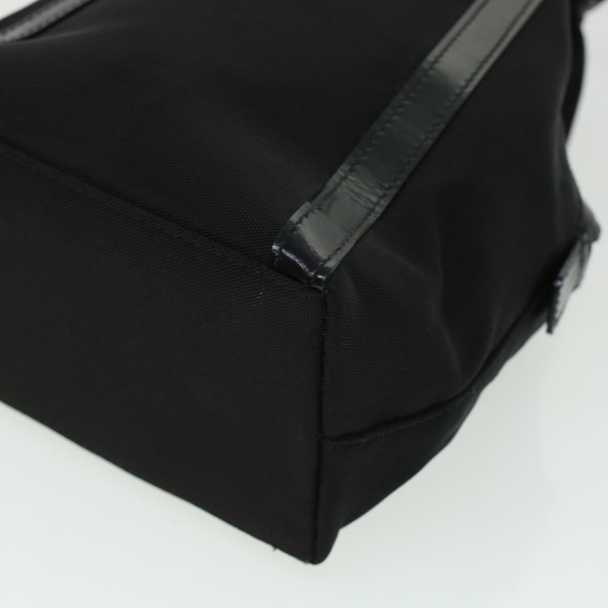 GUCCI Hand Bag Nylon 2way Black ki3025