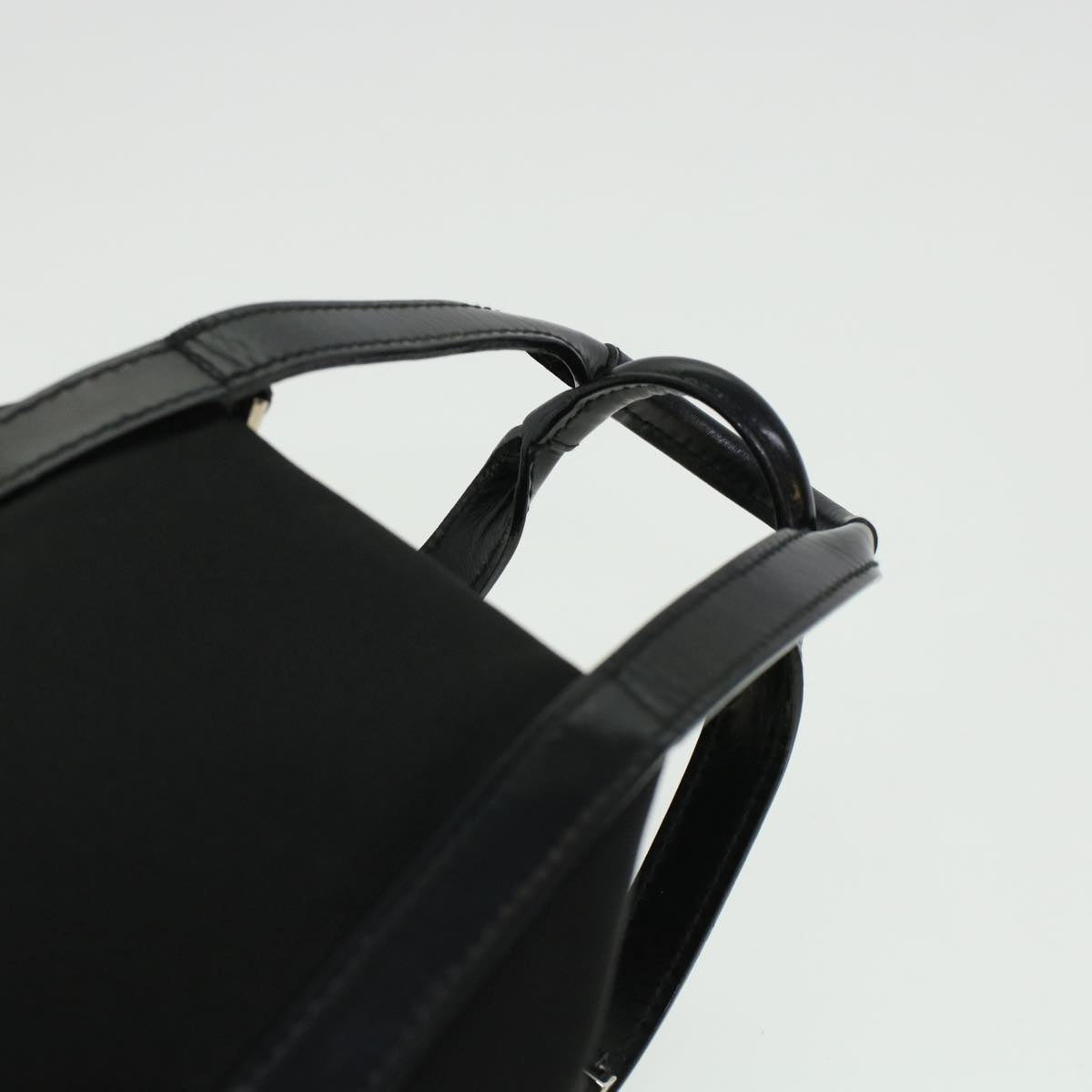 GUCCI Hand Bag Nylon 2way Black ki3025