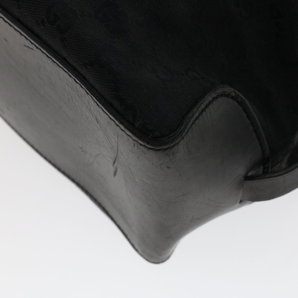 GUCCI GG Canvas Hand Bag Black 106251 ki3185