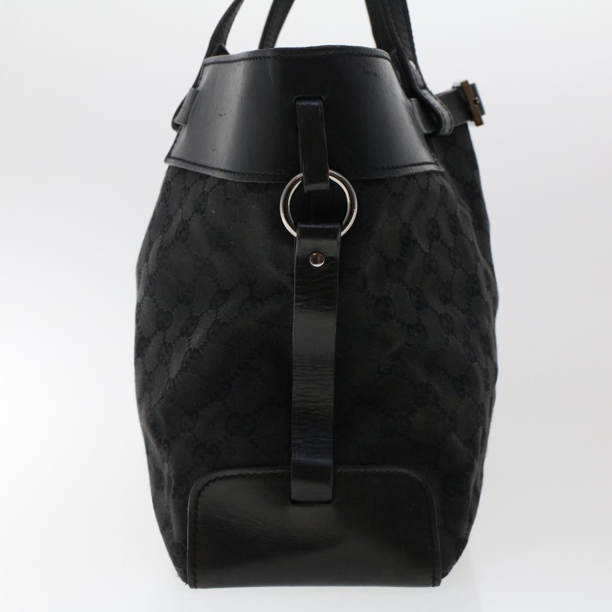 GUCCI GG Canvas Hand Bag Black 106251 ki3185