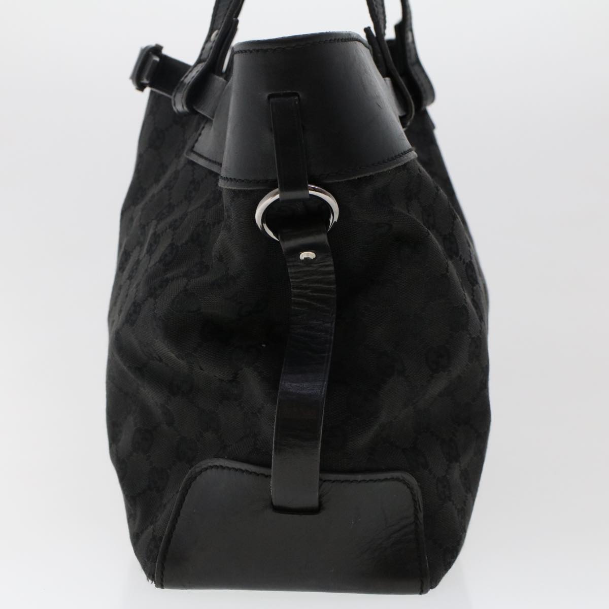 GUCCI GG Canvas Hand Bag Black 106251 ki3185