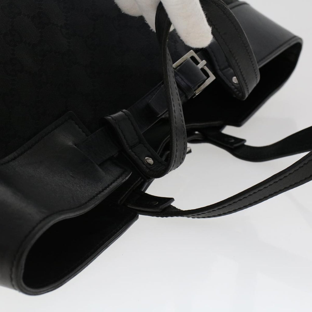 GUCCI GG Canvas Hand Bag Black 106251 ki3185