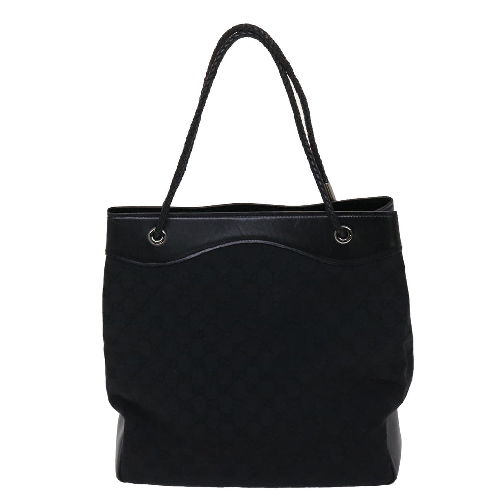 GUCCI GG Canvas Tote Bag Black 109141  ki3210