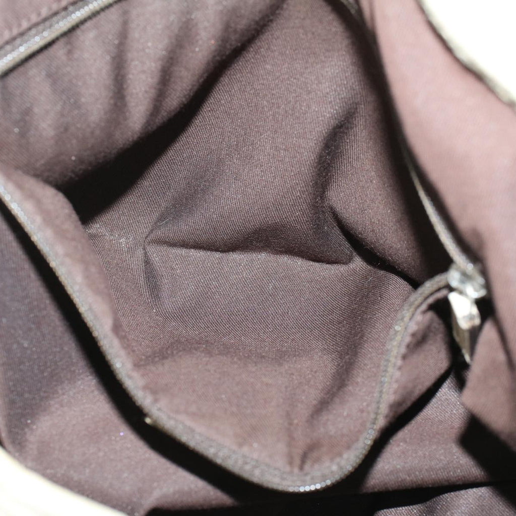 GUCCI GG Canvas Abbey Tote Bag Leather Beige 130736 ki3249