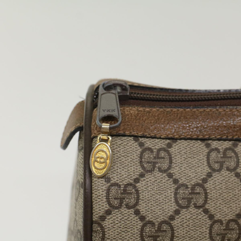 GUCCI GG Canvas Web Sherry Line Hand Bag Beige Red Green 012.3842.58 ki3250