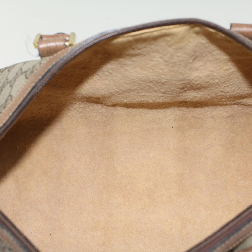 GUCCI GG Canvas Web Sherry Line Hand Bag Beige Red Green 012.3842.58 ki3250