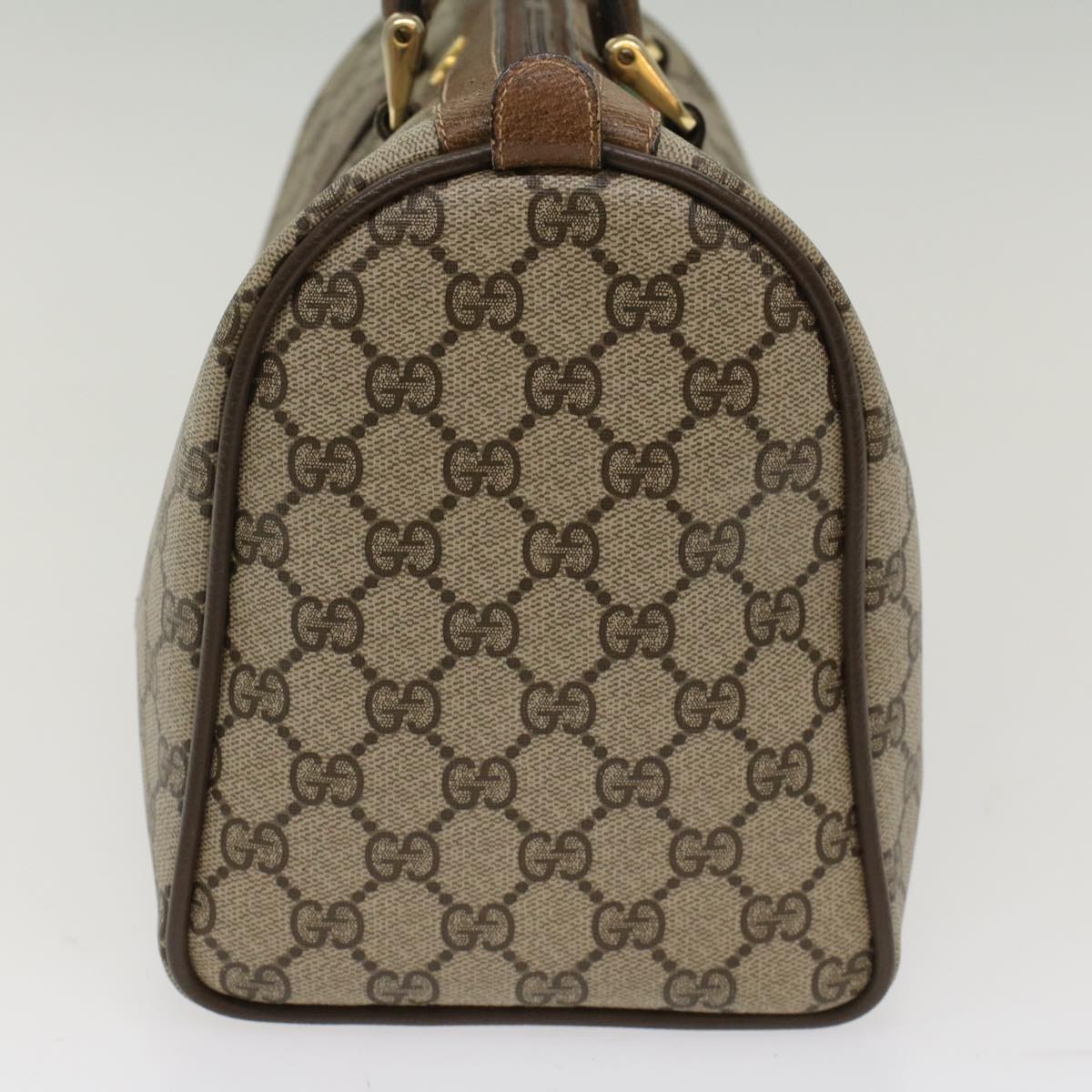 GUCCI GG Canvas Web Sherry Line Hand Bag Beige Red Green 012.3842.58 ki3250
