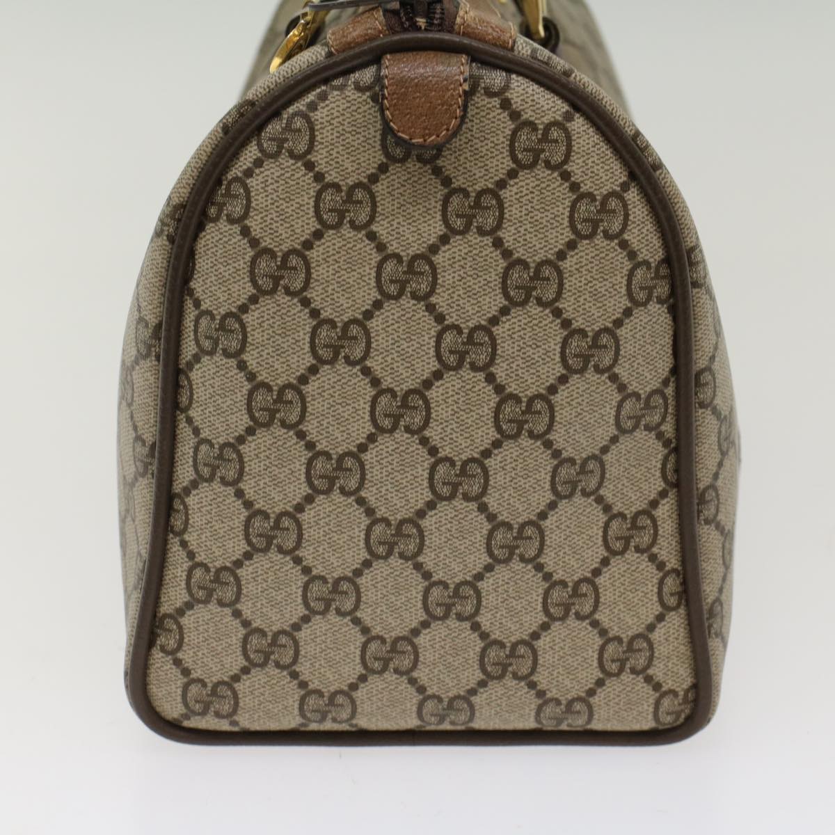 GUCCI GG Canvas Web Sherry Line Hand Bag Beige Red Green 012.3842.58 ki3250
