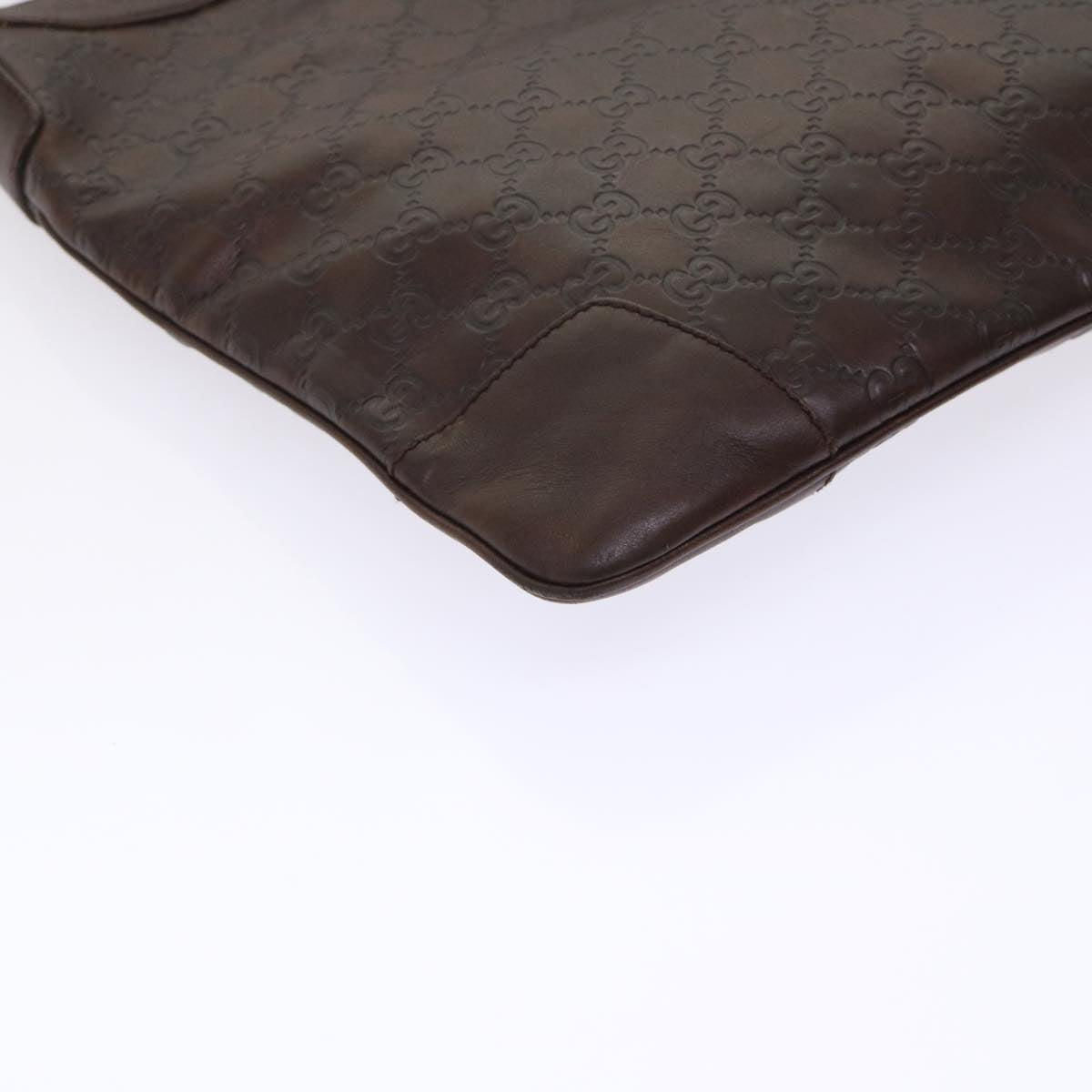 GUCCI GG Canvas Guccissima Shoulder Bag Brown 148476 ki3279