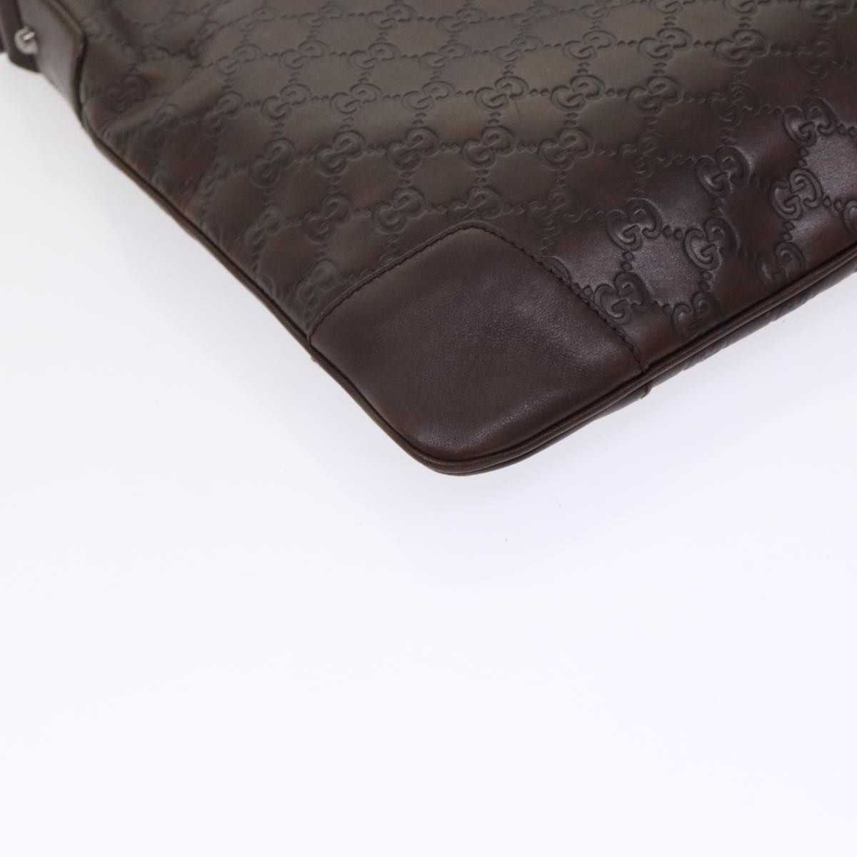 GUCCI GG Canvas Guccissima Shoulder Bag Brown 148476 ki3279