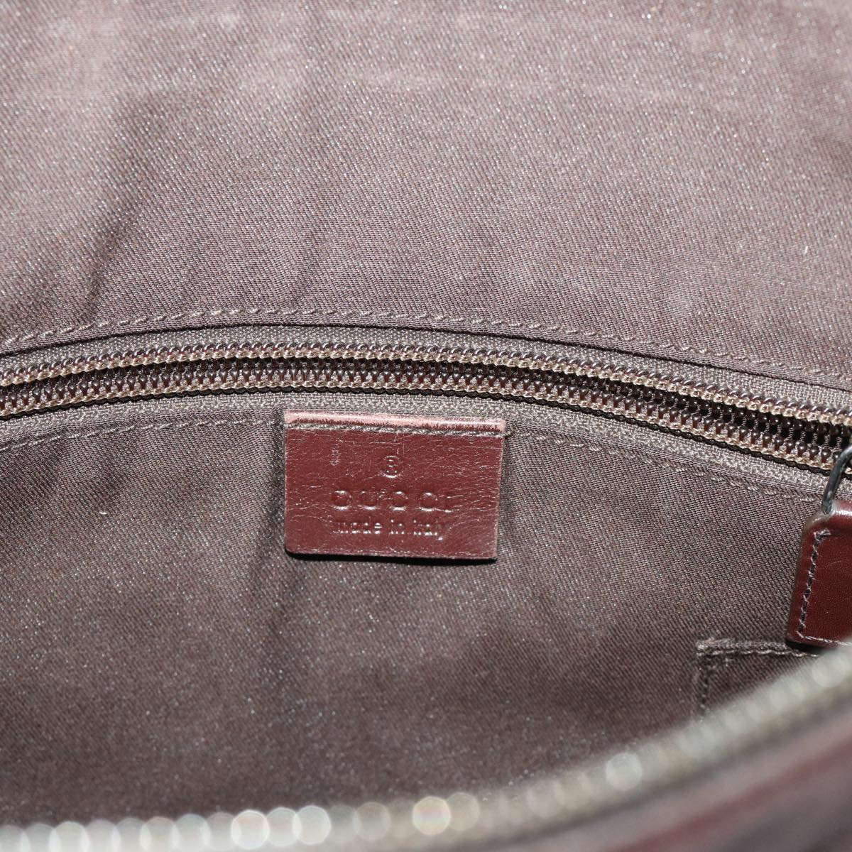 GUCCI GG Canvas Guccissima Shoulder Bag Brown 148476 ki3279