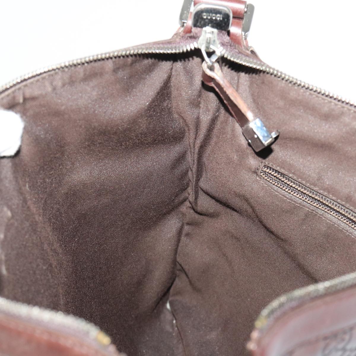 GUCCI GG Canvas Guccissima Shoulder Bag Brown 148476 ki3279