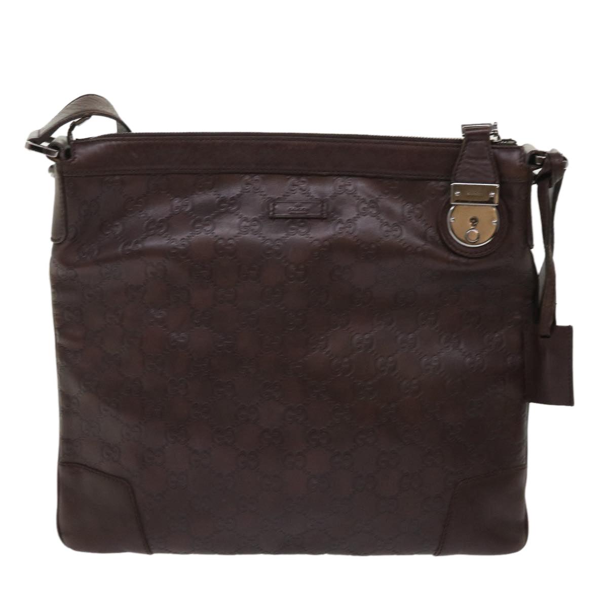 GUCCI GG Canvas Guccissima Shoulder Bag Brown 148476 ki3279