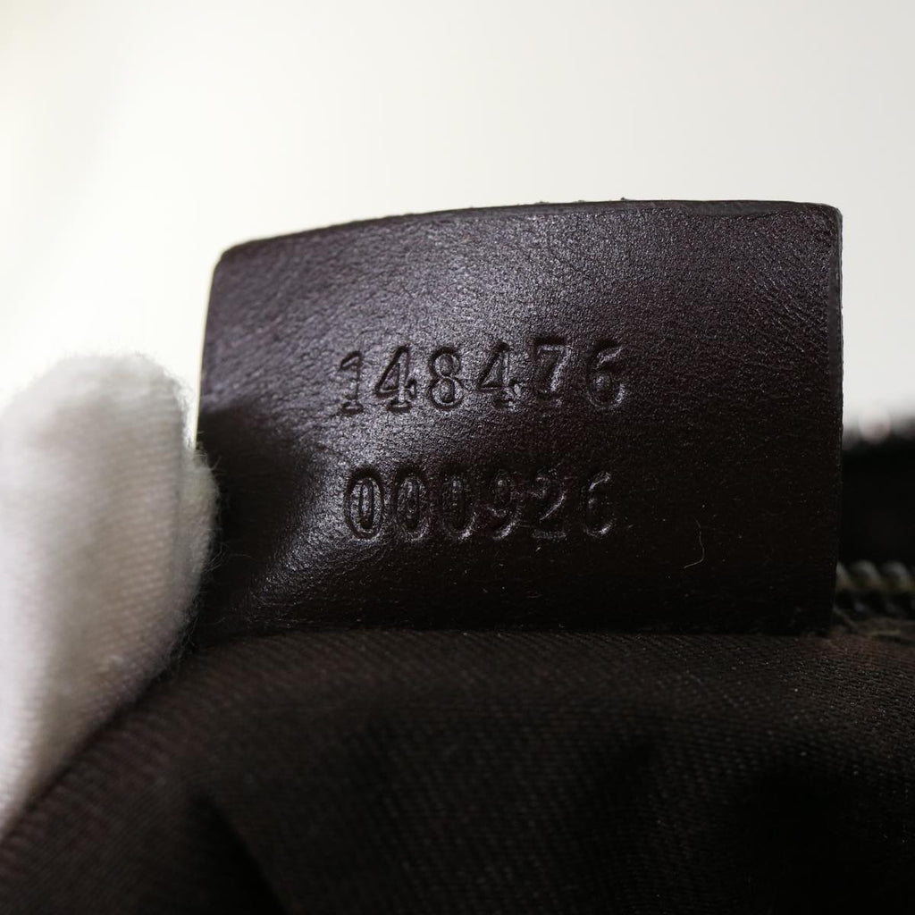 GUCCI GG Canvas Guccissima Shoulder Bag Brown 148476 ki3279